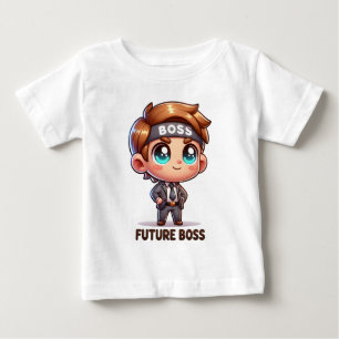 Futuro Chefe Kids T-Shirt - Cartoon Adorável