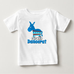Futuro Democrata Bebê T-Shirt