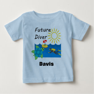 Futuro Design de Mergulhador - Camiseta de Jersey