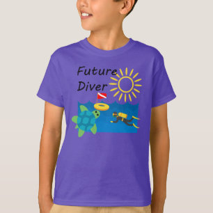 Futuro Design de mergulho - Camisa básica para cri