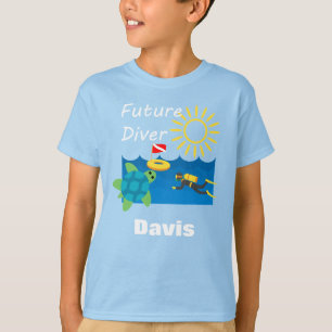 Futuro Design de mergulho - Camisa básica para cri
