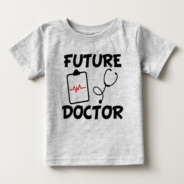 Futuro Doutor doce camisa engraçada (Frente)