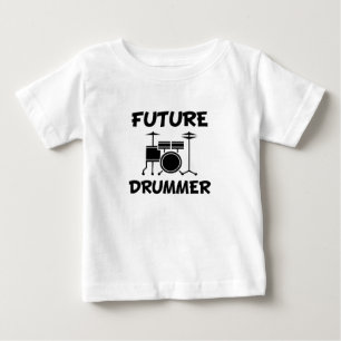 Futuro Drummer - Camisa de bebê engraçada
