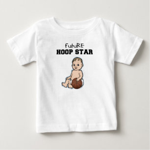 Futuro Hoop Star Bebê T-shirt de basquete
