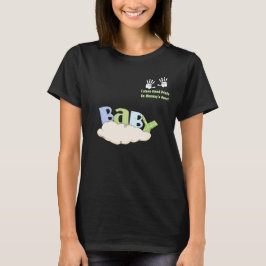 Futuro Impressão de Mão - Camisa de Maternidade