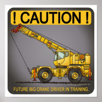 Futuro Impressão Poster de Driver de Crane Grande