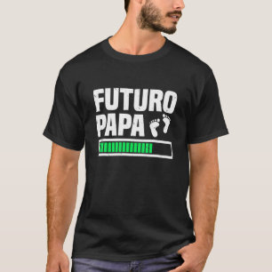 Futuro Papa Novo papai presente T-shirt