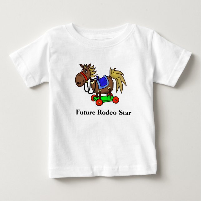 Futuro Rodeo Star Brinquedo Camisa Bebê (Frente)