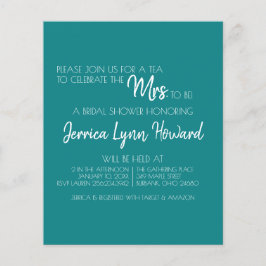 Futuro Sr. & Sra. Chá de panela Flyer