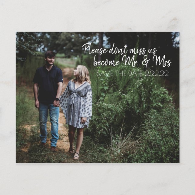 Futuro Sr. & Sra. Salve O Folheto De Orçamento De  (Frente)