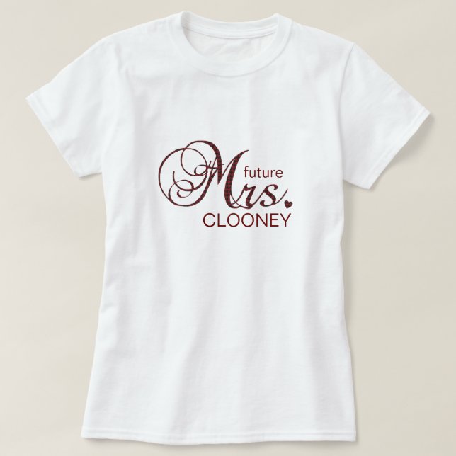 Futuro Sra. T-Shirt Personalizável (Frente do Design)