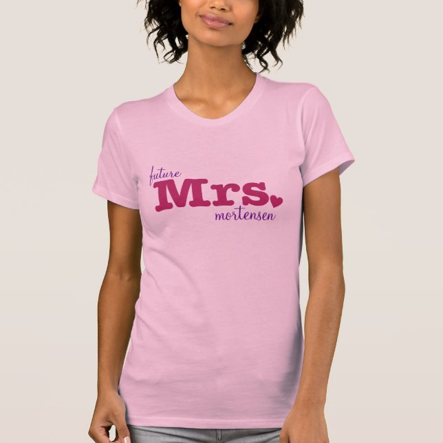 Futuro Sra. T-Shirt Personalizável (Frente)