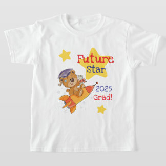 Futuro T-Shirt para Graduação em Estrelas - Foguet
