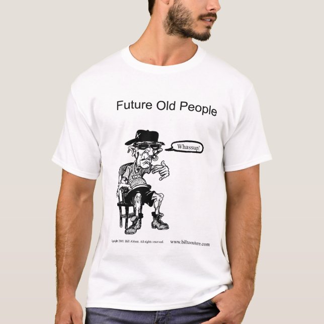 Futuro T-Shirt Pessoas Velhas (Frente)