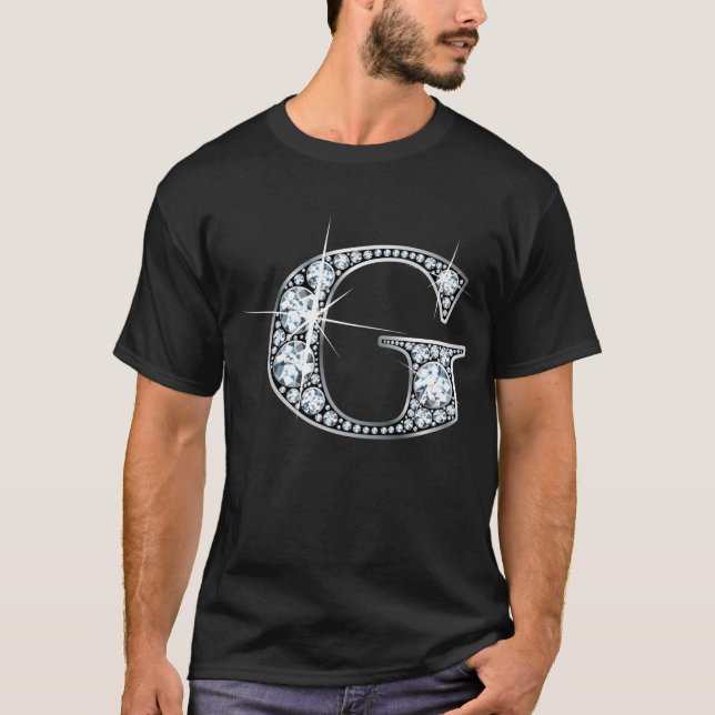 "G" Diamond Bling T-Shirt (Frente)
