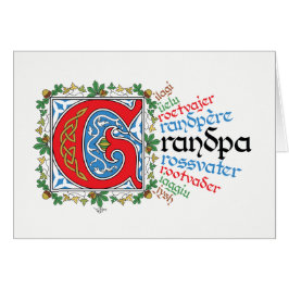 G é para o cartão avô