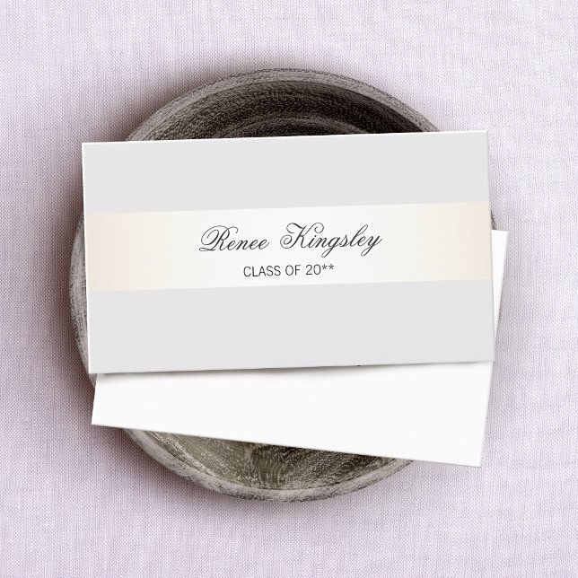 Gabinete de Cartão de Nome para Graduação Elegante (Criador carregado)