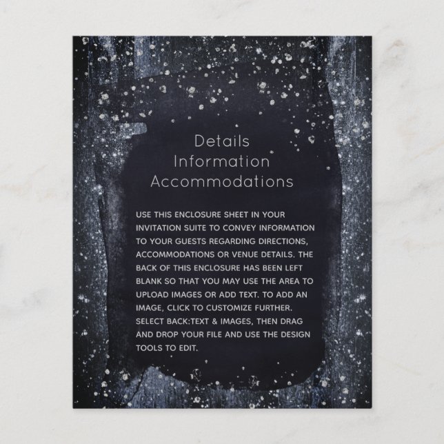 Gabinete de Detalhes do Casamento da Noite de Silv (Frente)