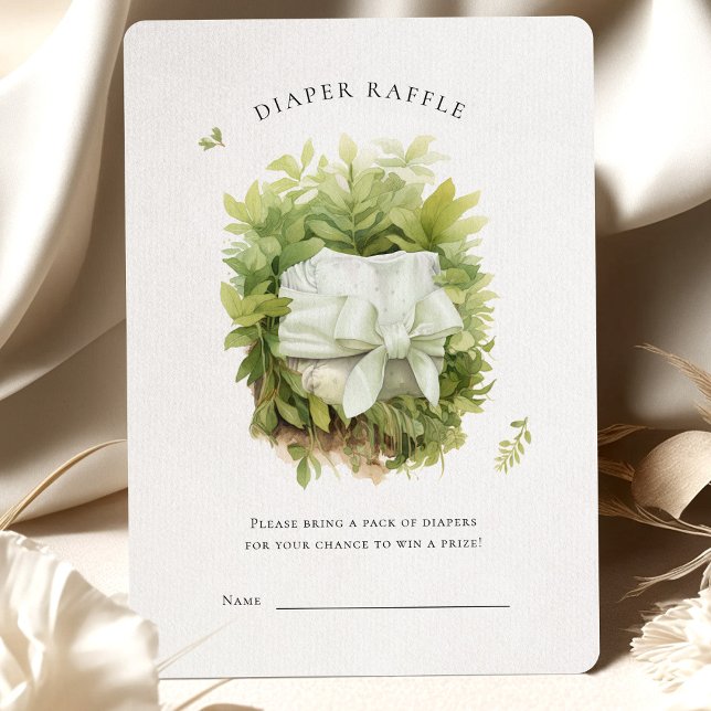 Gabinete do Chá de fraldas Verde de Bilhete de fra (Criador carregado)