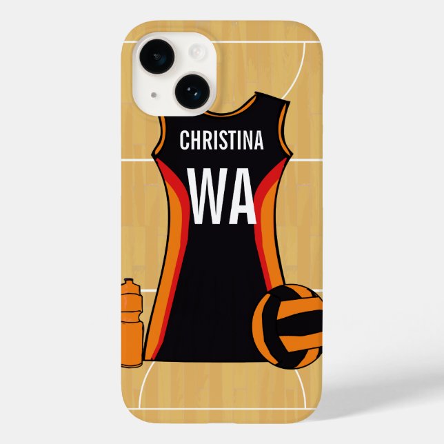 Gabinete personalizado de dispositivo netball (Verso)