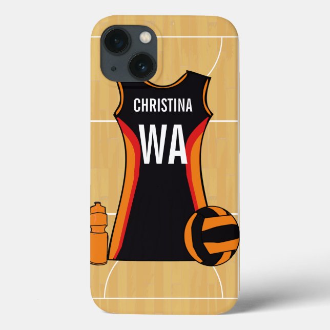Gabinete personalizado de dispositivo netball (Verso)