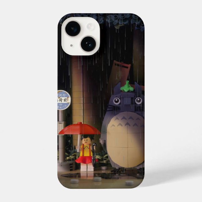 Gabinete Totoro iPhone 14 construído por tijolo (Verso)