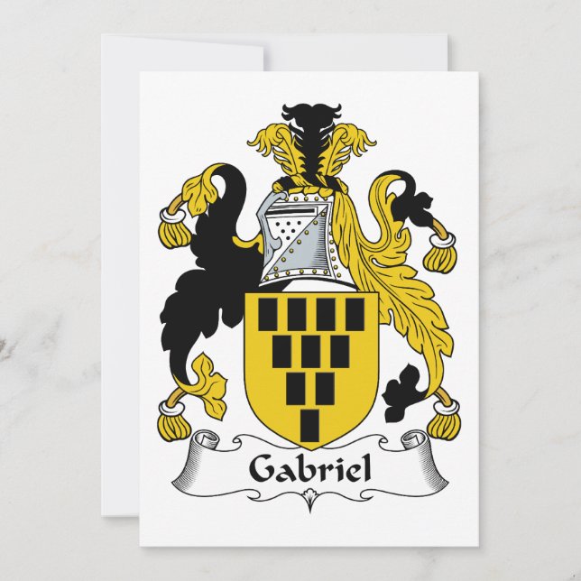 Gabriel Family Crest (Frente)