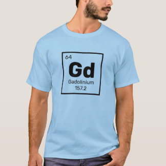 Gadolínio / Mesa Periódica - T-Shirt Elemento Gd