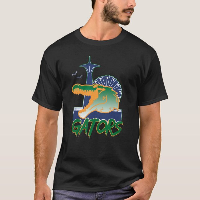 Gadores De Esgoto - Camisa Da Cabeça De Gator (Frente)