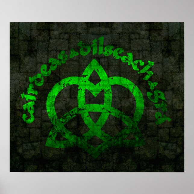 Gaelic Love $24,95 Art Wall Poster (Frente)