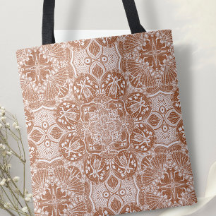 Gafanhotos Mandala Tote Bag