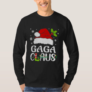 Gaga Claus Camisa A Família Pajama de Natal