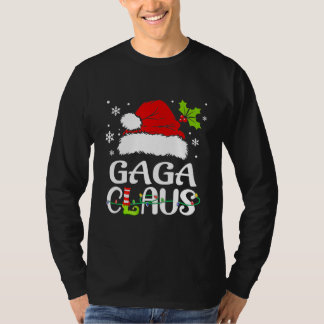 Gaga Claus Camisa A Família Pajama de Natal