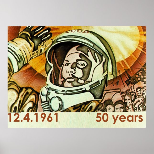 Gagarin poster da grande escala (Frente)