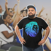 Gahanna Lions Blue Gradient T-Shirt