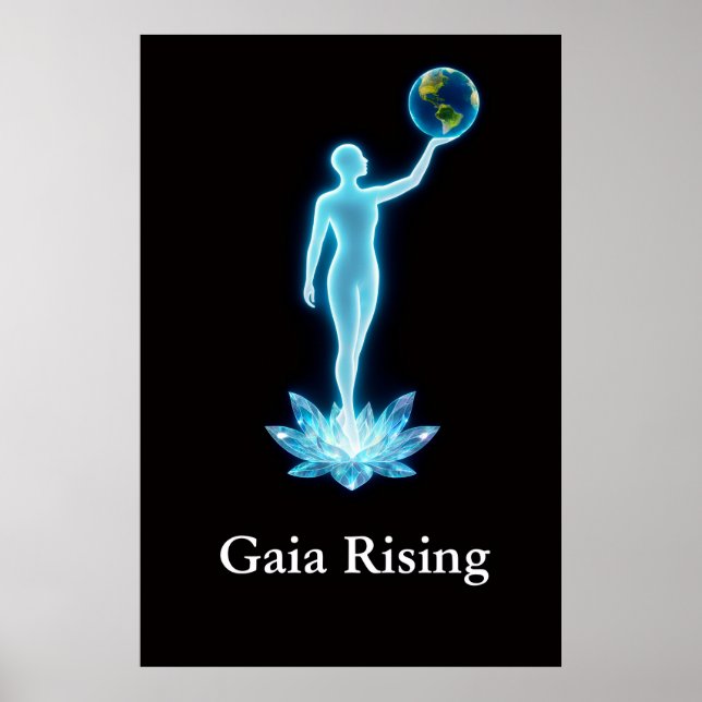 Gaia Rising Wall Art / Poster (Frente)