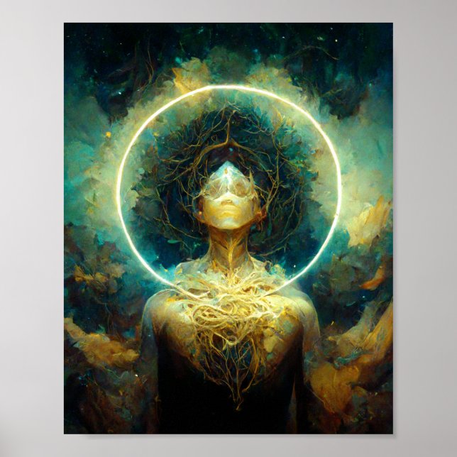 Gaia Ultima Fantasy Art Poster (Frente)