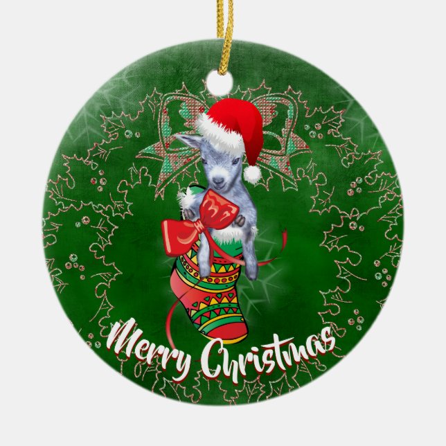 Gaiado de bebê em Enfeites de natal (Frente)