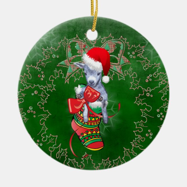 Gaiado de bebê em Enfeites de natal (Frente)