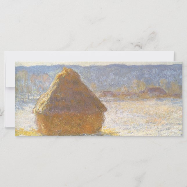 Gainstack pela manhã, efeito da neve de Claude Mon (Frente)