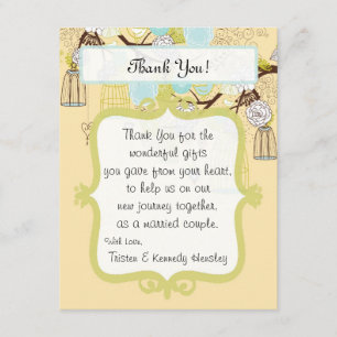 gaiola de pássaro floral dos cartões de