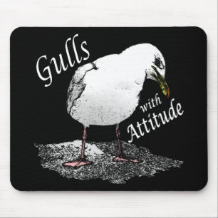 Gaivota com atitude Mousepad