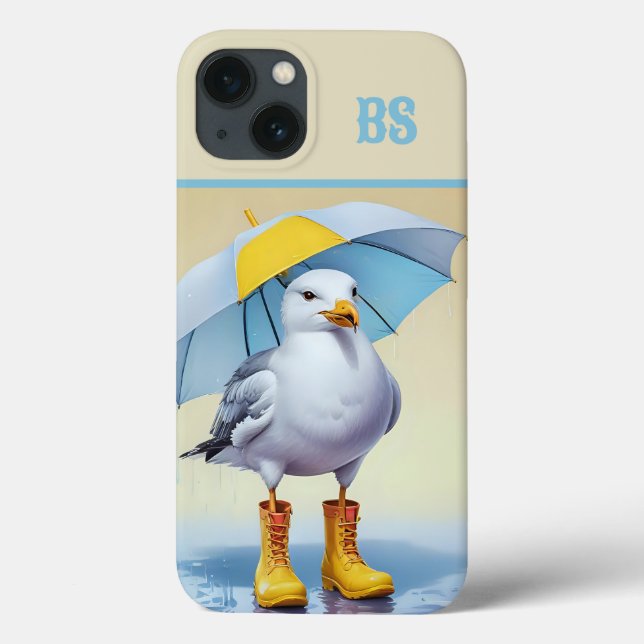 Gaivota Engraçada em Botas de Chuva – Humor de Pra (Verso)