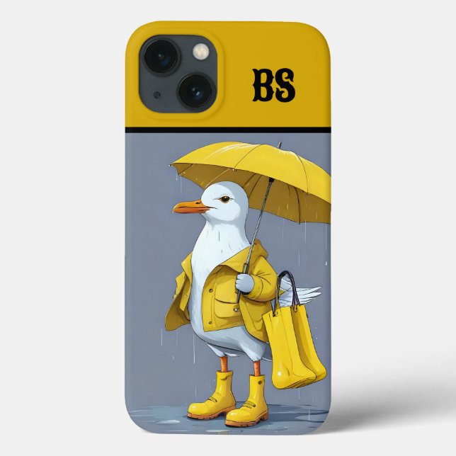 Gaivota Engraçada em Botas de Chuva – Humor de Pra (Verso)