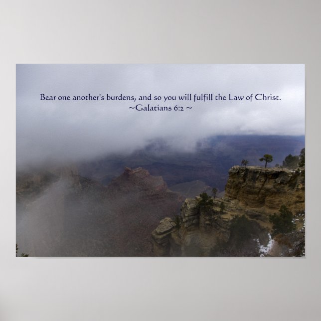 Galatianos Poster de 6:2 (Frente)