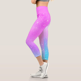 Galáxia de amido Holográfico de Ombre Azul Roxo Te