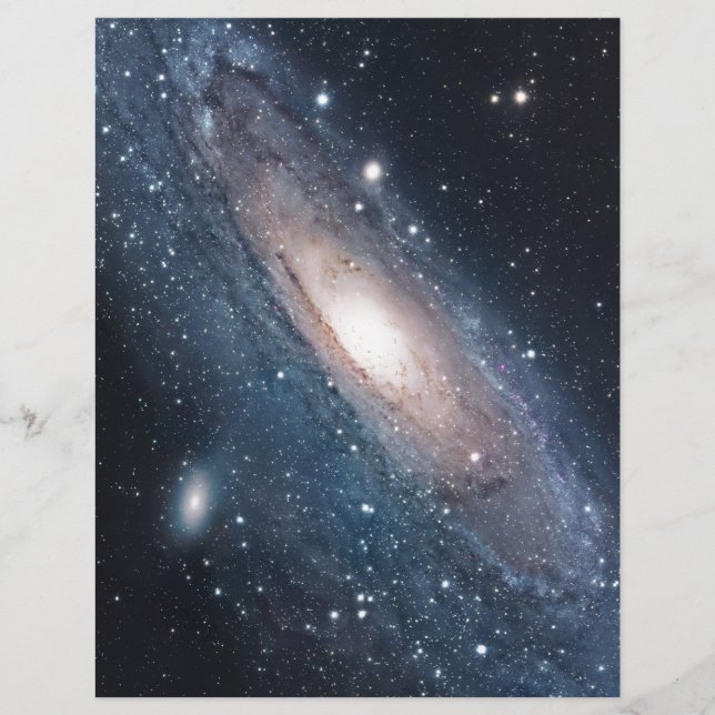 galáxia de Andrômeda via láctea cosmos universo (Frente)