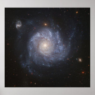 Galáxia de pintorno de Poster de espaço
