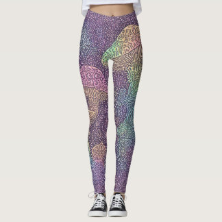Galáxia do Fungo Psicodélico - Leggings