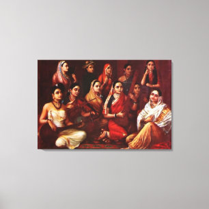 Galáxia do impressão das canvas dos músicos